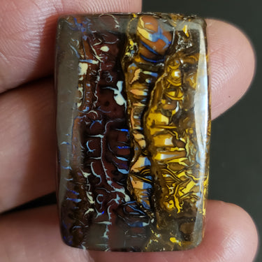 Natural Boulder Opal Cabochon. Size- approx. 35x23mm